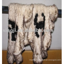 knitted mink fur cape